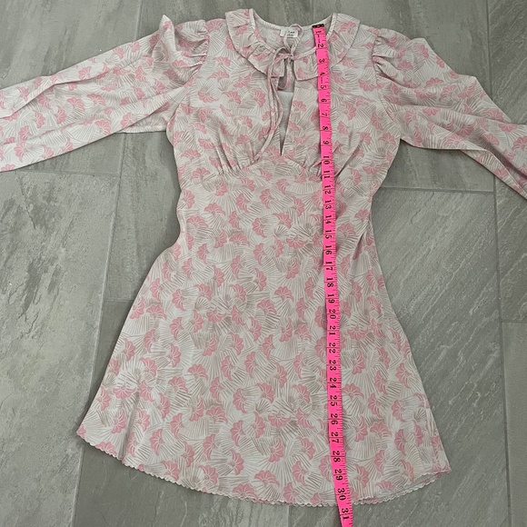 NWOT Aritzia Wilfred 100% Silk Mini Dress - Picture 10 of 11